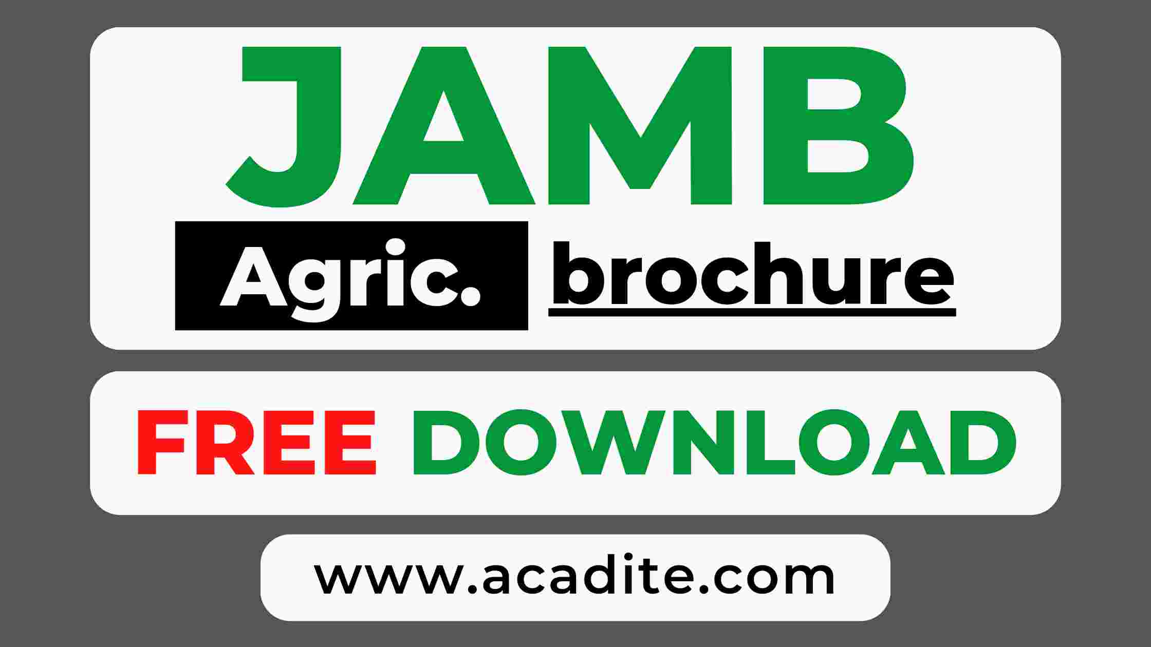 agric brochure