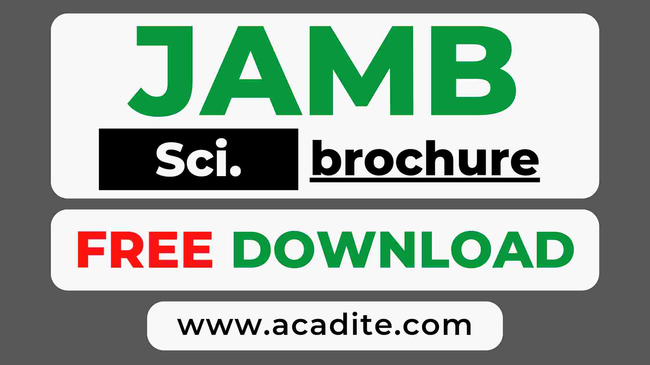 science brochure